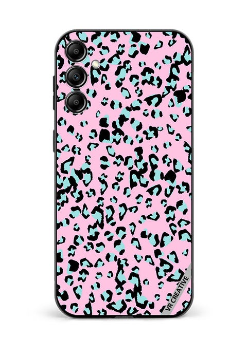 Protective Case Cover For Samsung Galaxy A34 Pink Leopard Print Design Animal Skin Pattern Vector Illustration Design Multicolour