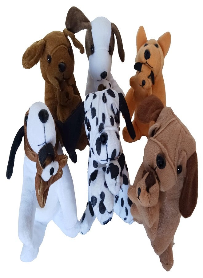 Dondor Plush Pets - Dogs Holding Puppies, Cats Holding Kittens (Dogs Holding Puppies) - Image 1