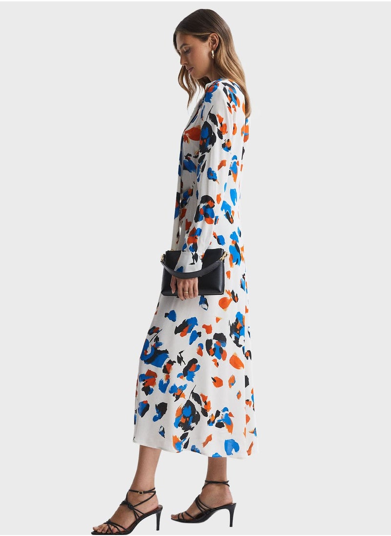 REISS Floral Printed Dress  - Image 3