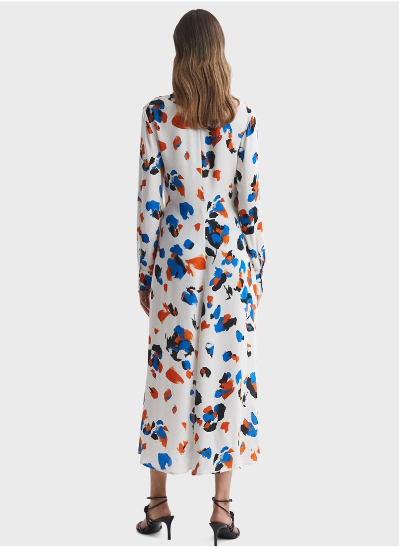 REISS Floral Printed Dress  - Image 2