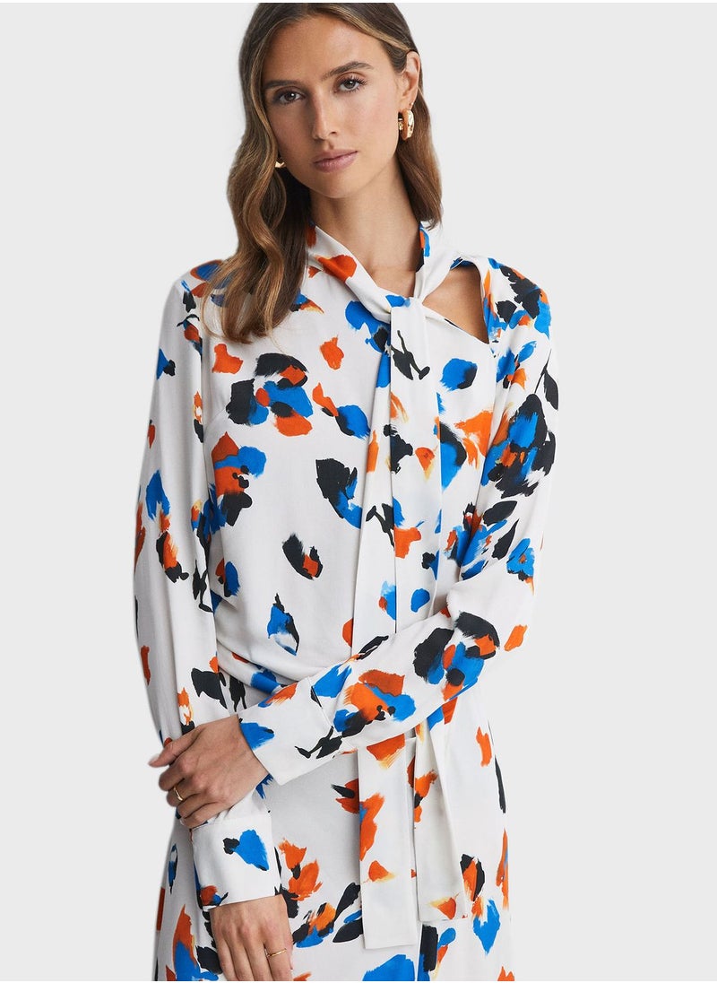 REISS Floral Printed Dress  - Image 4