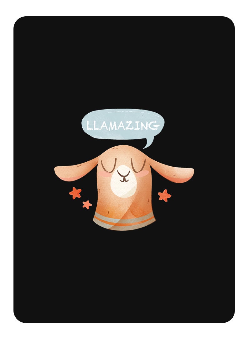 Theodor Protective Flip Case For Samsung Galaxy Tab S9 Plus With Trifold Stand Auto Wake Sleep Shockproof Cover Llamazing lama - Image 1