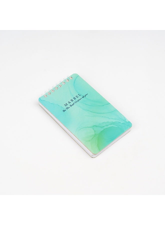 Borg El Arab Marbel Collection Spiral Notebook Bundle 5 items A6 Size  - Image 4