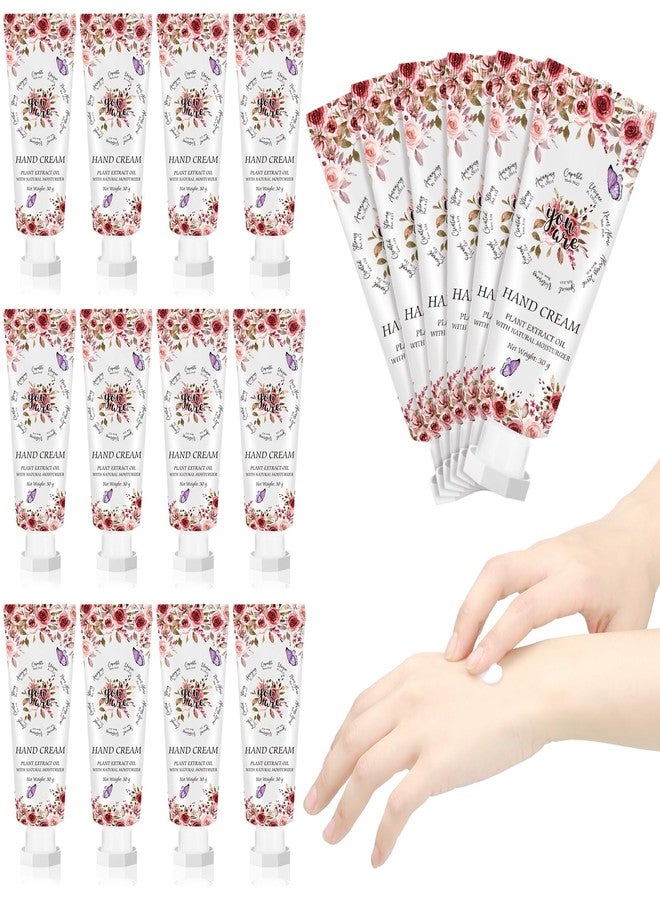 Leelosp 12 Pcs Christian Hand Cream Religious Gift Bulk for Women Mother's Day Mini Travel Size Hand Lotion Inspirational Bible Verse Church Party Favors Prayers Appreciation Gifts for Teacher Women - Image 1