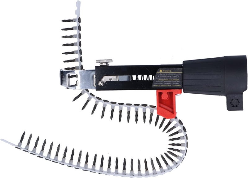 Automatic Nail Gun Adjustable Electric Drill Nailing Head with 50Pcs Chain Nails - Image 4