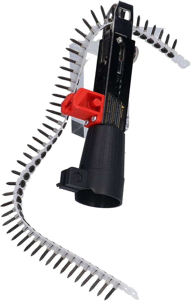 Automatic Nail Gun Adjustable Electric Drill Nailing Head with 50Pcs Chain Nails - Image 2