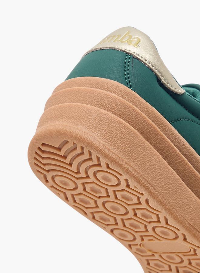 سامبا سنيكرز نسائي برباط وتفاصيل متباينة - Image 5