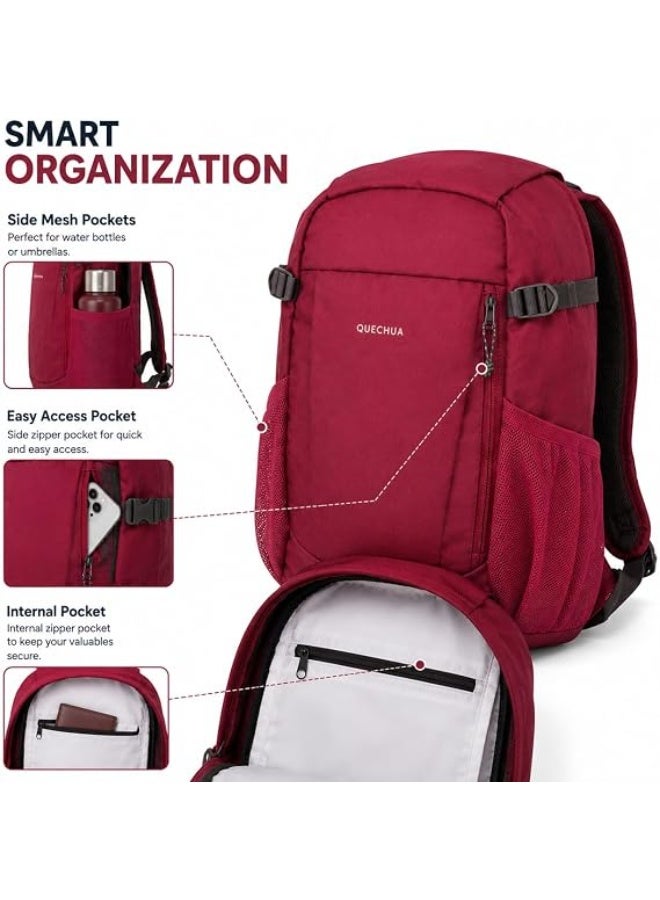 Quechua Versatile Backpack for Trips, Travel, Studying and Daily Activities – Ergonomic Design and Large Storage Capacity - Image 4