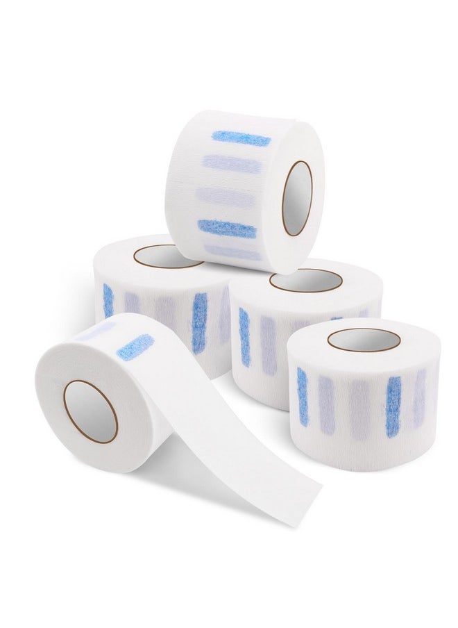 NICEMOVIC - 5 Rolls Disposable Barber Paper Neck Strips Barber Accessories, Professional Barber Supplies Stretchy Paper Neck Strips For Salon Haircut Styling - Image 1