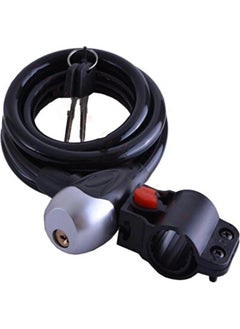 NCR Bicycle Lock 12*150 Spiral Wrap High Security Black  - Image 2