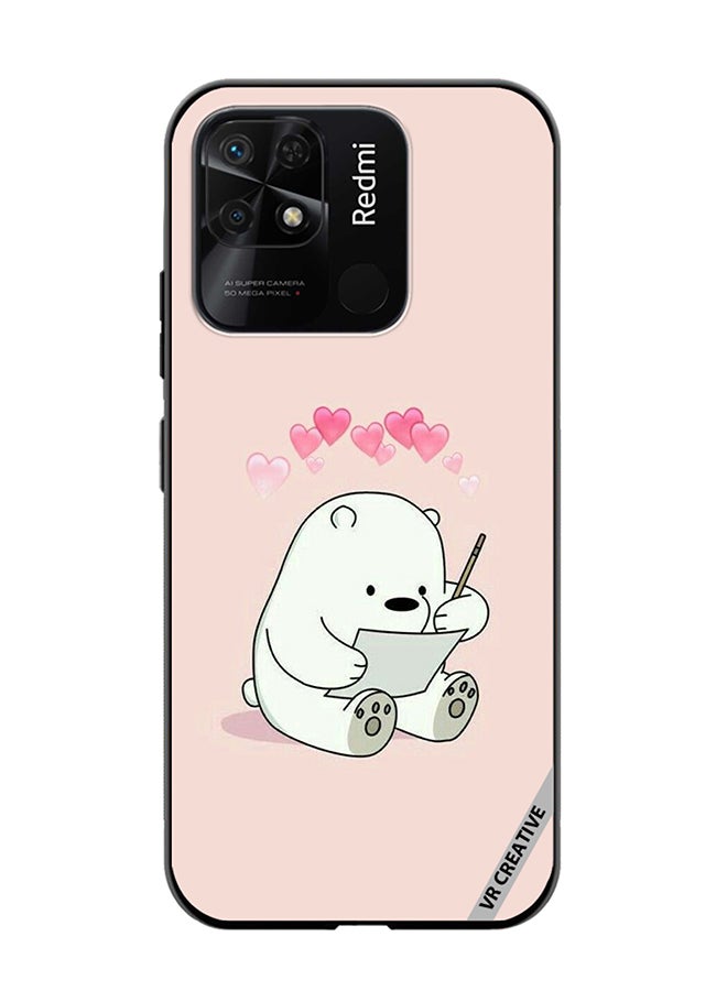 VR CREATIVE Protective Case Cover For Xiaomi Redmi 10C Cute Teddy Design Multicolour - Image 1