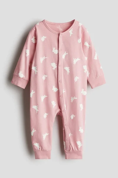 H&M Printed cotton sleepsuit