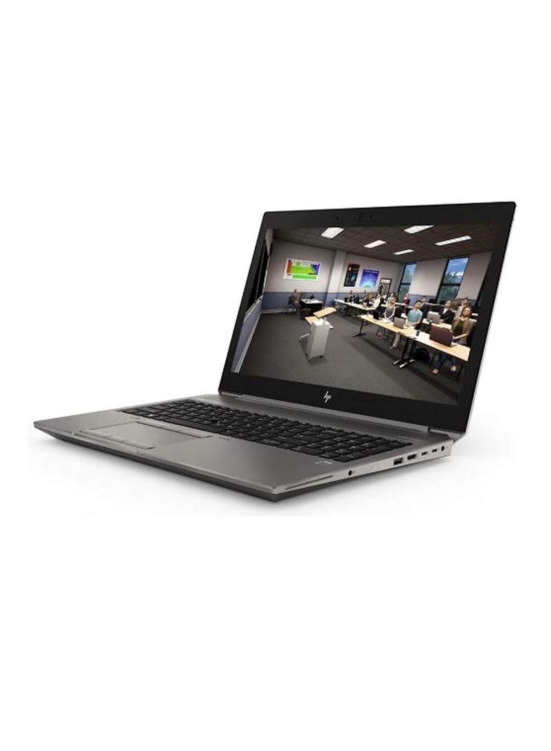 HP RENEWED - LAPTOP ZBOOK 15 G6 - CPU Intel® Core™ i7-9850H Processor - Ram 32 GB DDR4 - Hard 512 GB SSD - VGA Nvidia Quadro T2000 4 GB DDR5 - Display 15.6'' Inch Led IPS Full HD Screen - Windows 11 Pro - English/Arabic Silver - Image 3