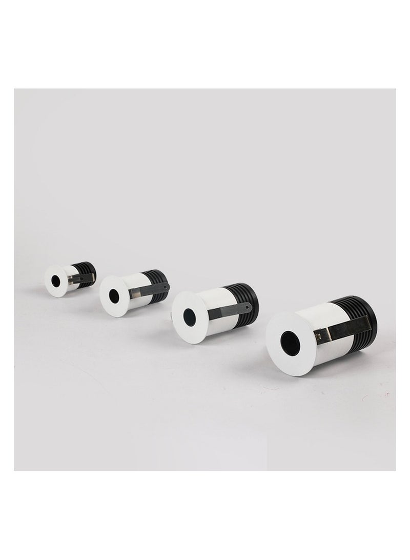 AROAQ Mini Spotlight LED Spotlight Small Opening Display Cabinet Bull's Eye Lamp Embedded Anti-Glare Wine Cabinet Lamp - Image 2