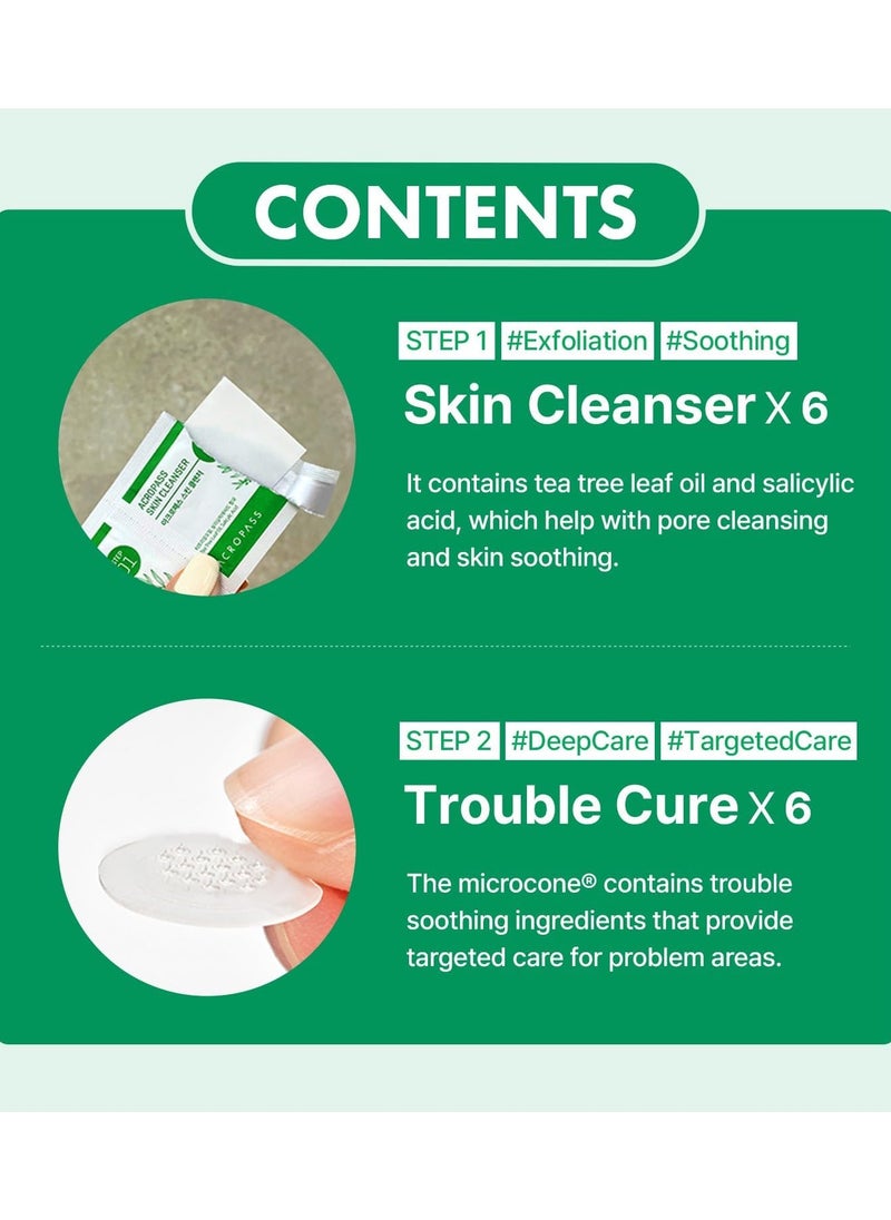 Acropass Trouble Care, Skin Cleanser and Trouble Cure Patch (6+6 Count)  - Image 2