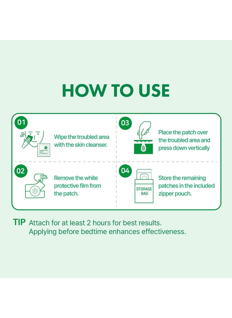 Acropass Trouble Care, Skin Cleanser and Trouble Cure Patch (6+6 Count)  - Image 4