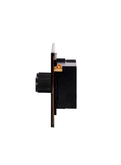 Donmarco Double Light Dimmer 2x500W – Stainless Steel Panel, Modern & Durable, Fire-Resistant Electric Switch, 3-Year Warranty, Wall Switch for Home and Office (Matt Black)  - Image 5