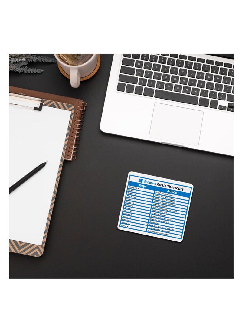 Mousepad for Mac OS and Windows Shortcut Quick Reference Guide - Gift for Employees - Dad - Coworkers - Colleagues - Friends and Family - Image 3