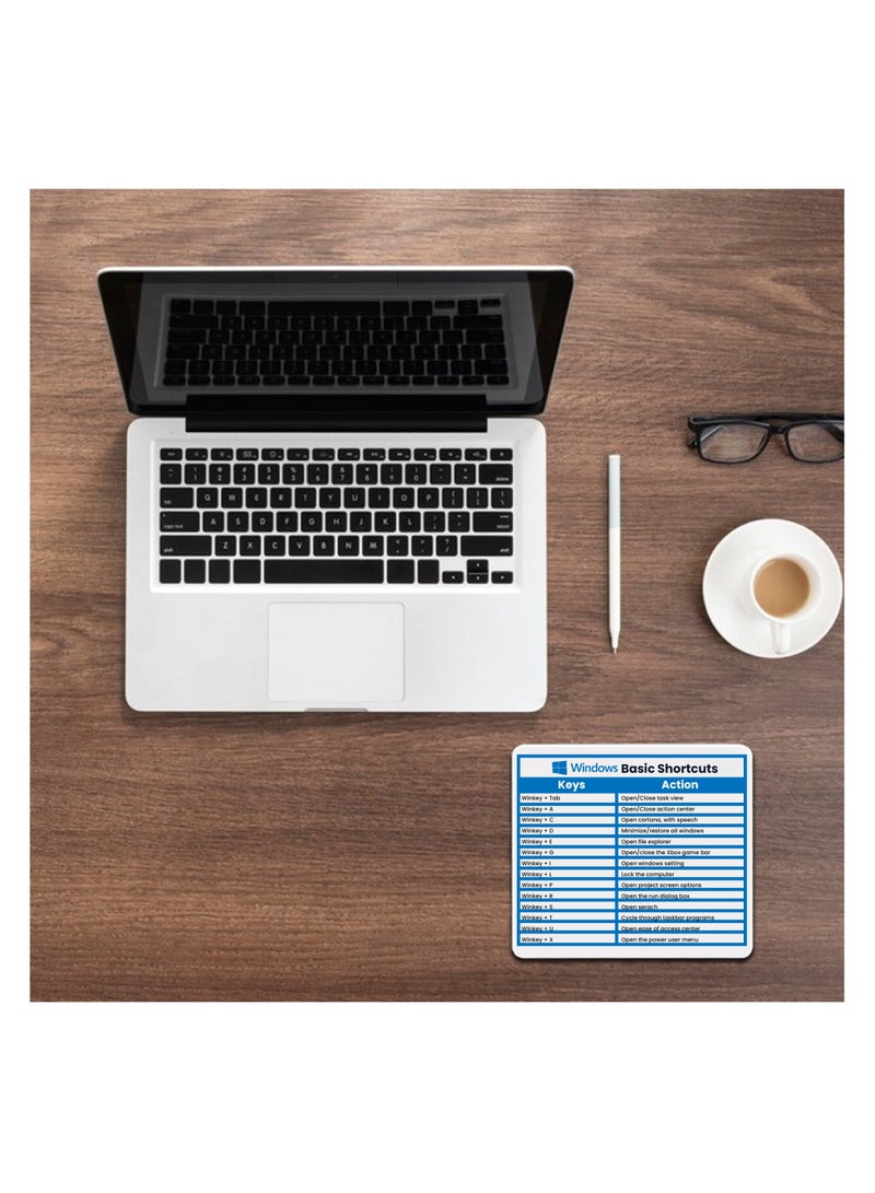 Mousepad for Mac OS and Windows Shortcut Quick Reference Guide - Gift for Employees - Dad - Coworkers - Colleagues - Friends and Family - Image 4