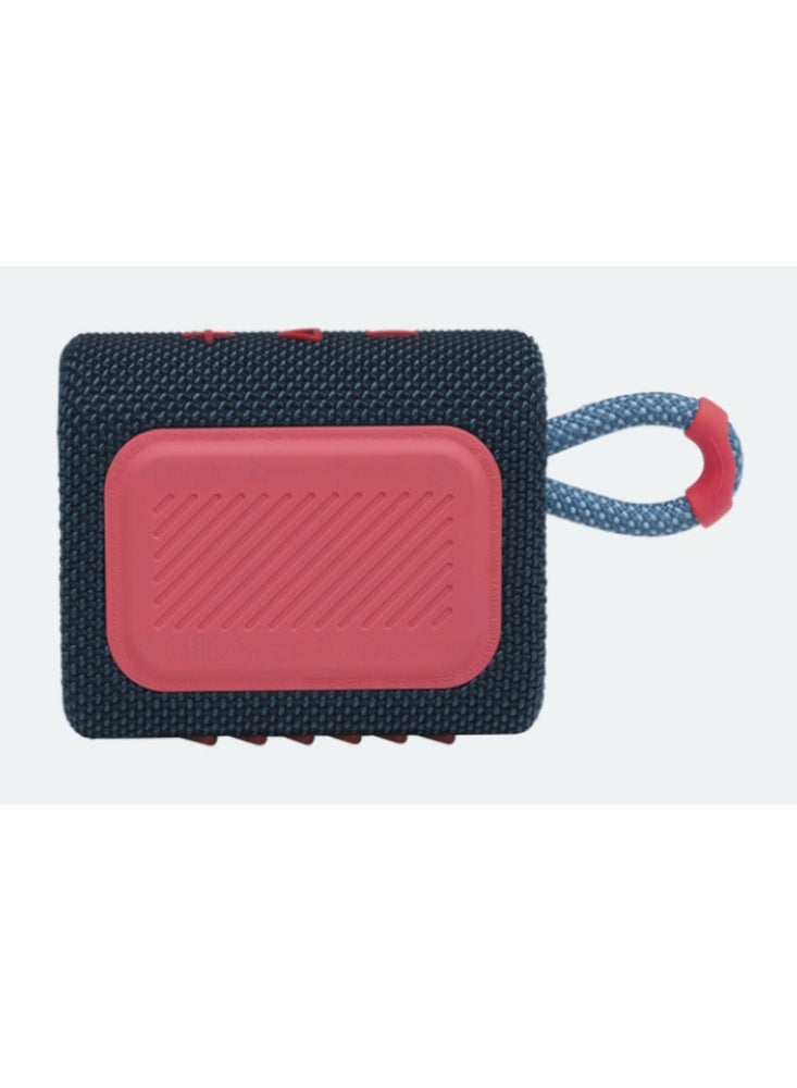 جي بي إل مكبر صوت بلوتوث محمول GO 3 باللون الأزرق/الوردي - Image 2