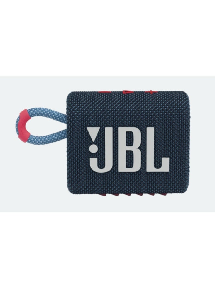 جي بي إل مكبر صوت بلوتوث محمول GO 3 باللون الأزرق/الوردي - Image 1