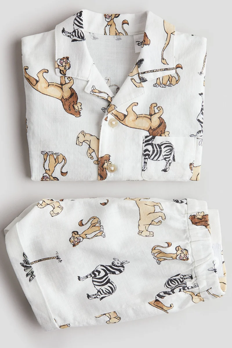 H&M 2-piece printed cotton set