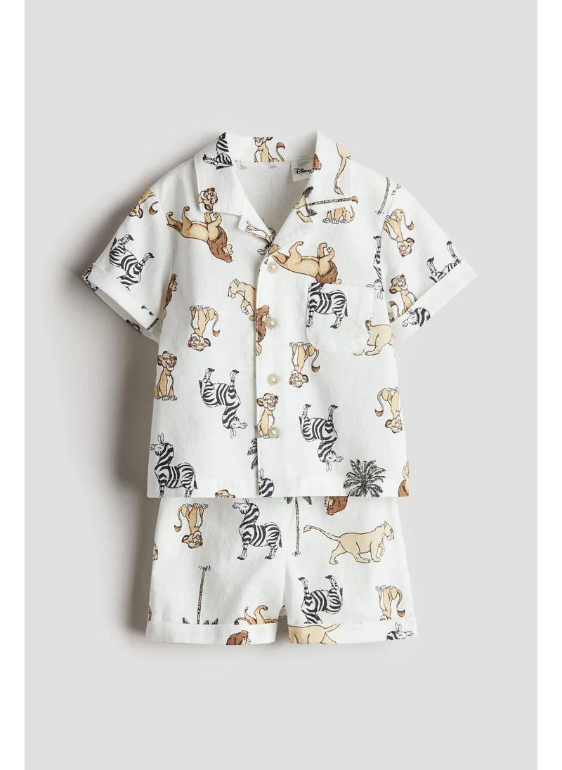 H&M 2-piece printed cotton set