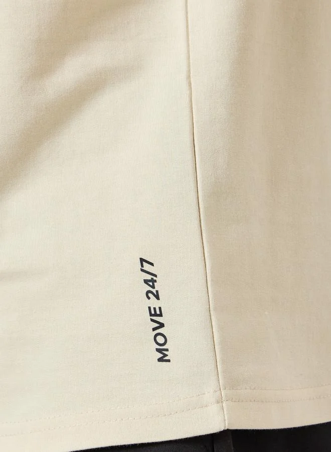 Styli  Men Off White Minimal Printed Tank for Men | Best Price UAE
