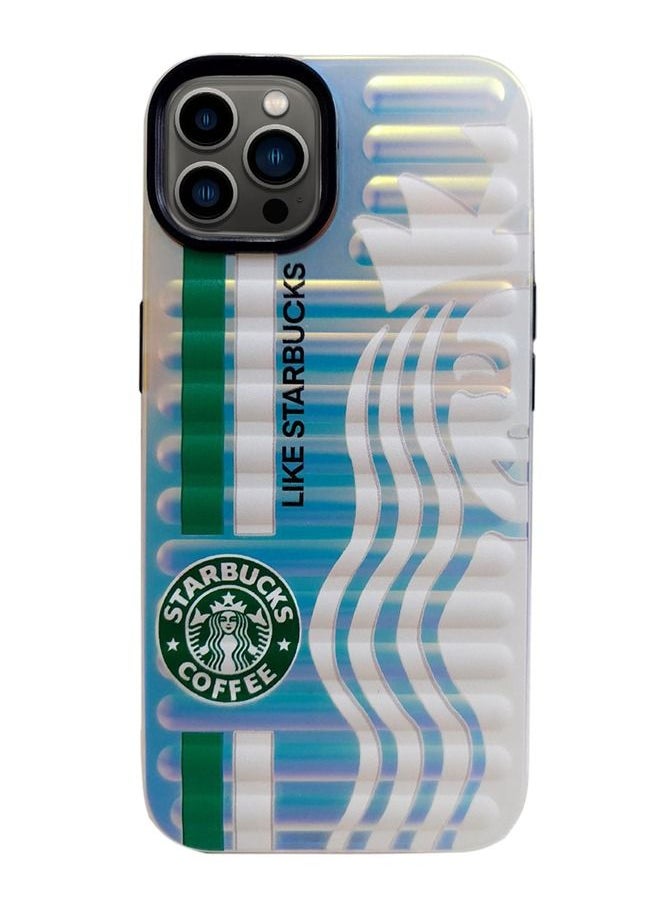 Generic - iPhone 13 Pro Case With Polygon Design And 4k Printed - Multi Color - Image 1