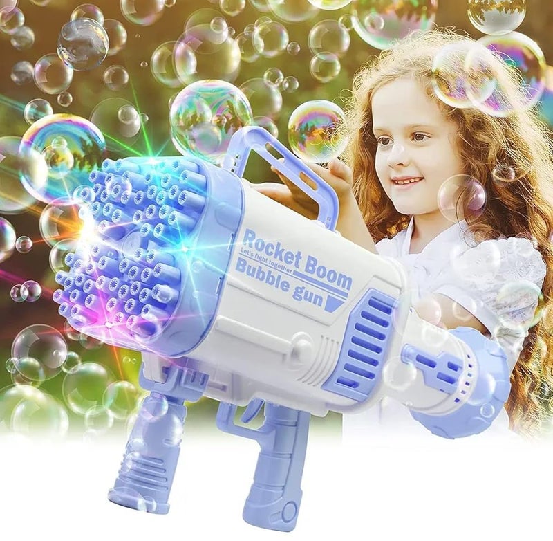 Manos Bubble Gun Gliter Maker Indoor and Outdoor Game Toy for Kids (Pack of 1) Color Send as pr Stock New -0.08 - Image 4