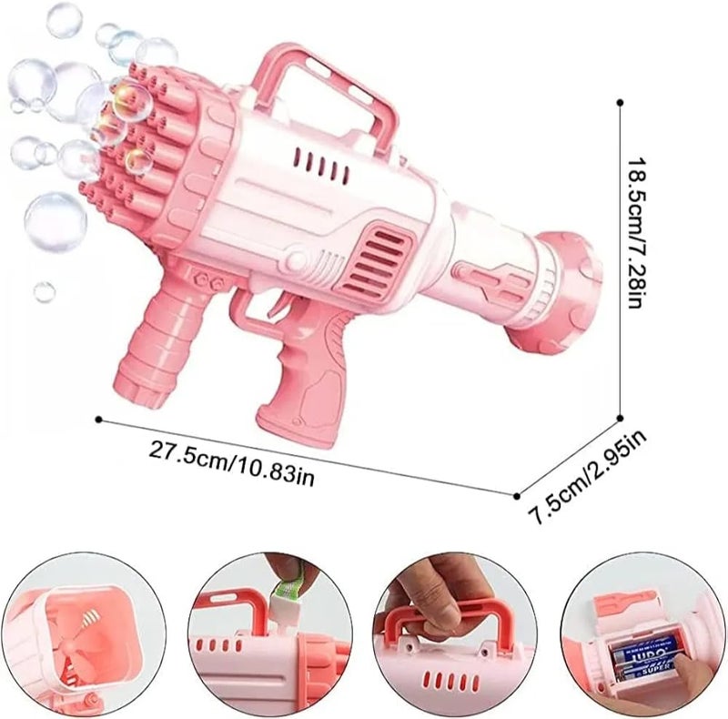 Manos Bubble Gun Gliter Maker Indoor and Outdoor Game Toy for Kids (Pack of 1) Color Send as pr Stock New -0.08 - Image 5