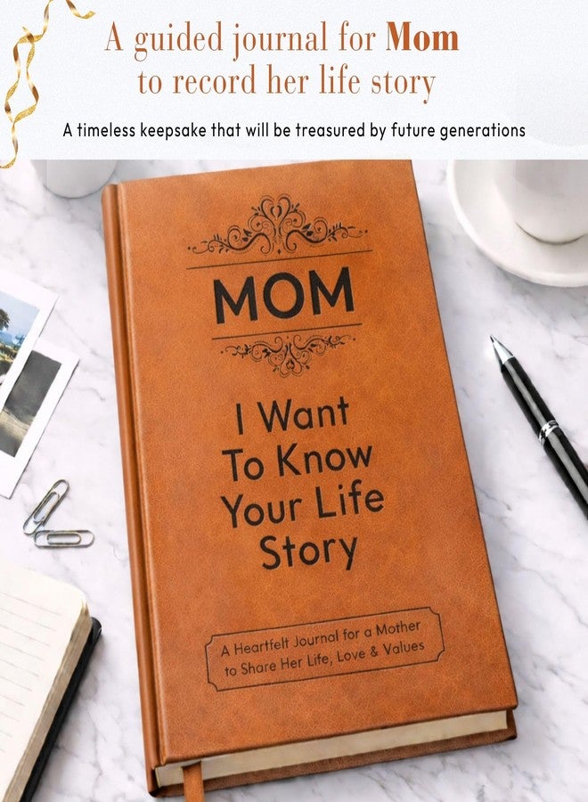 XKFCFC Mom I Want to Know Your Life Story Journal - Hardcover Keepsake Book. The Gifts for Mom Birthday from Daughter Son to Tell Her Story. Memory Preservation Gifts Sentimental Present for Thanksgiving, Christmas & Mother’s Day - Image 5
