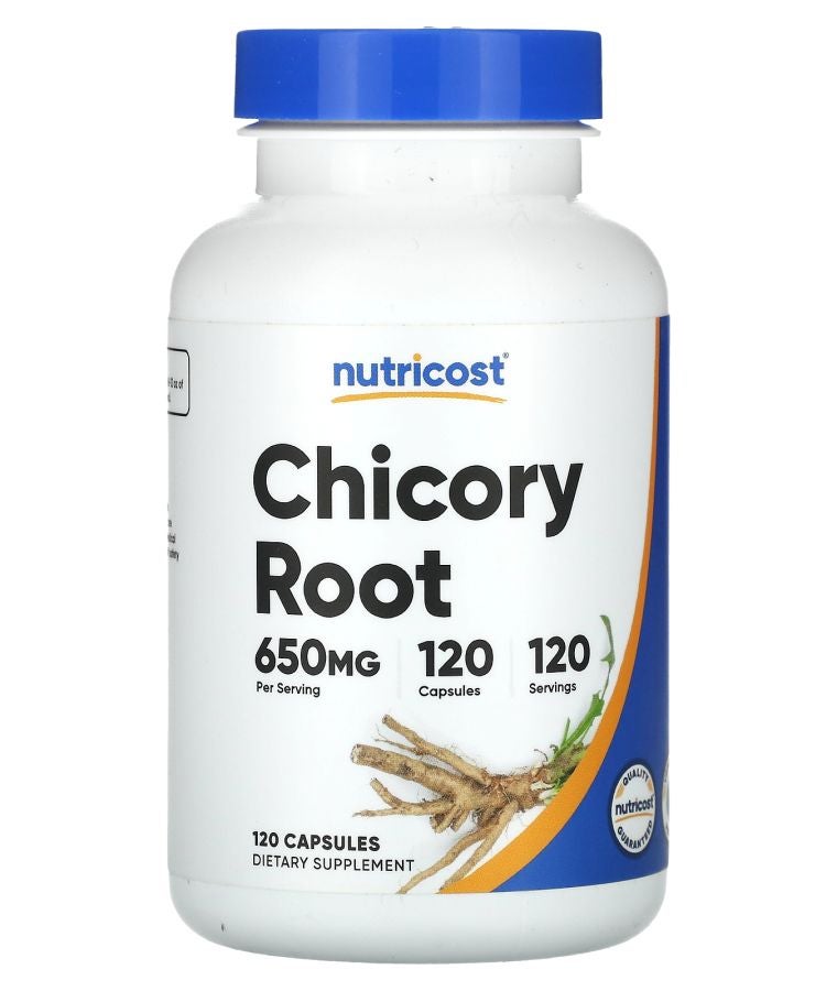 Chicory Root 650 mg 120 Capsules