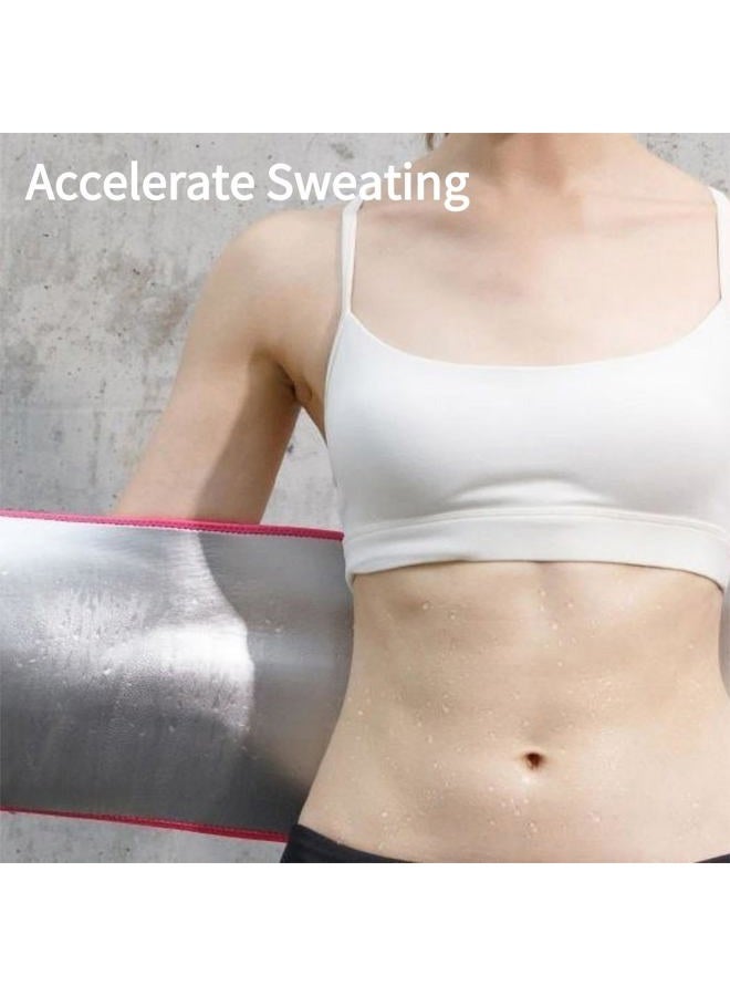 KINTEGOOD 130 cm / 51.2 inch Lengthened and Thickened Waist Trainers for Women Belly Fat, Waist Trainer Sweat Band for Women, Sweat Waist Trimmer Sweat Belt for Stomach Weight Loss - Image 5