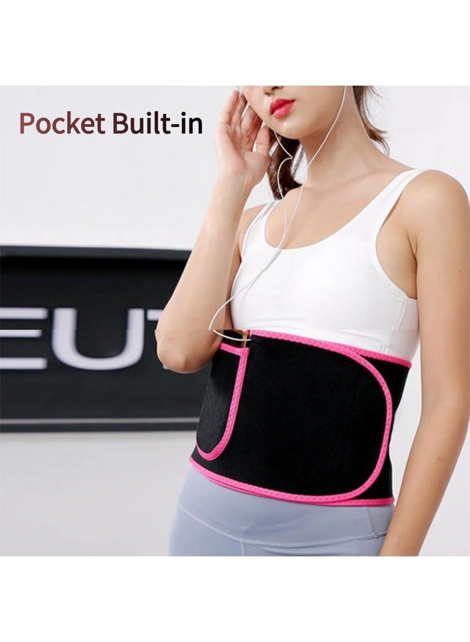KINTEGOOD 130 cm / 51.2 inch Lengthened and Thickened Waist Trainers for Women Belly Fat, Waist Trainer Sweat Band for Women, Sweat Waist Trimmer Sweat Belt for Stomach Weight Loss - Image 3
