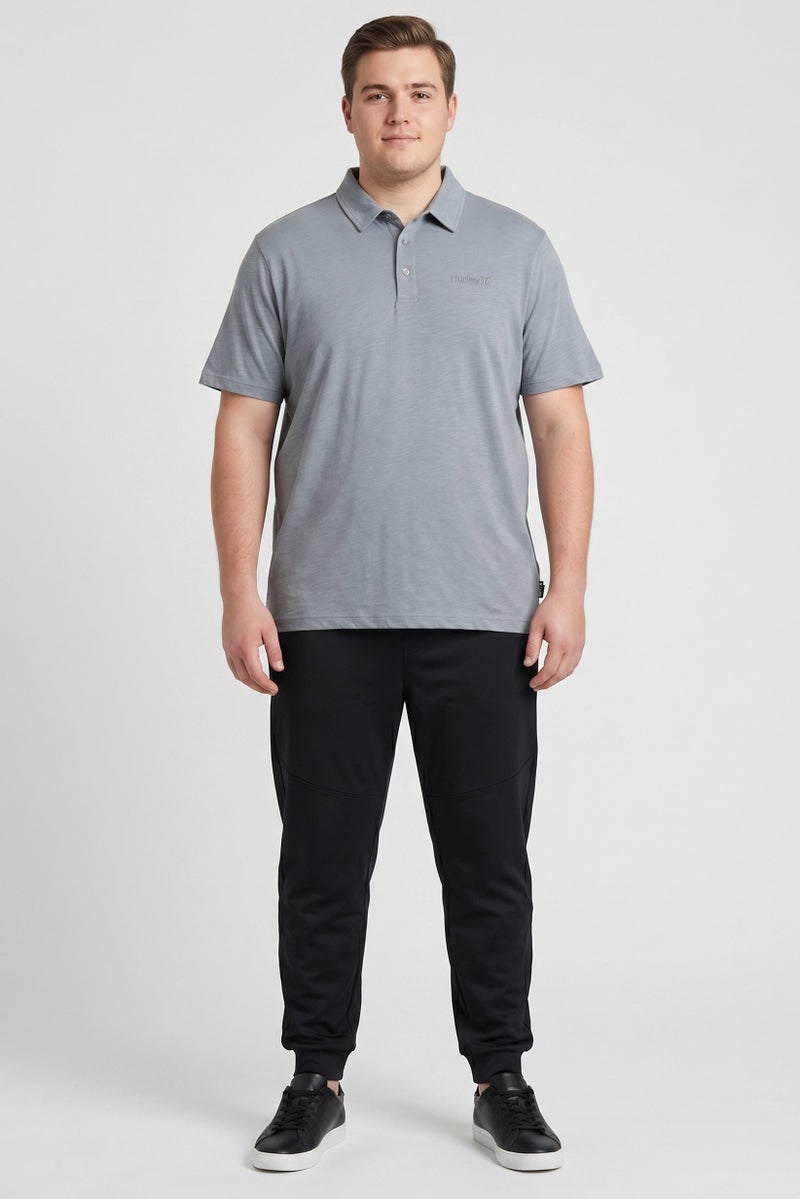 Hurley Men Sportswear Fit Short Sleeve Outdoor Polo, Grey - Image 2
