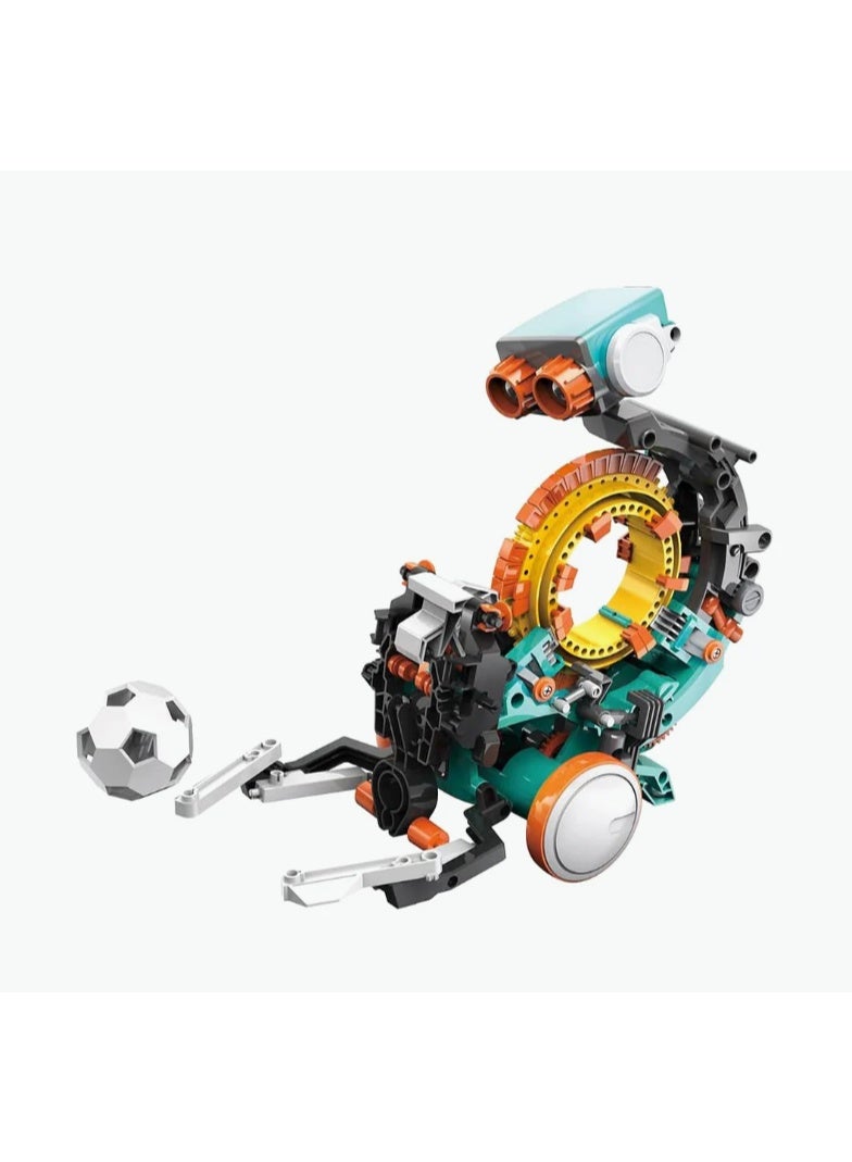 Pro'skit Pro’sKit GE-895 5-in-1 Mechanical Coding Robot – DIY STEM Gear Programming Robot Kit for Kids (200+ Parts, No Computer Needed) - Image 4