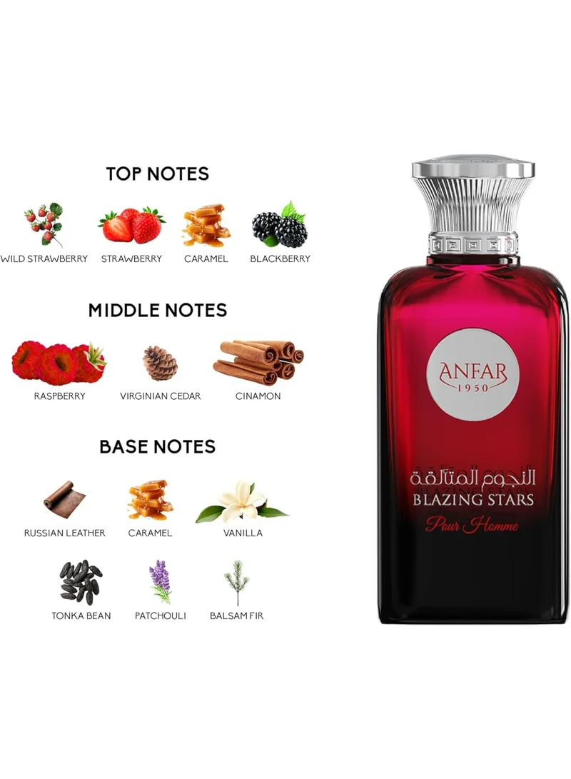 عنفر أنفار بليزينج ستارز للرجال، بخاخ عطر مركز 3.4 أونصة