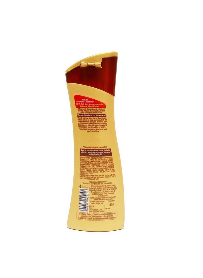MEERA Herbal Shikakai & Badam Hair Fall Care Shampoo - 180Ml  - Image 2