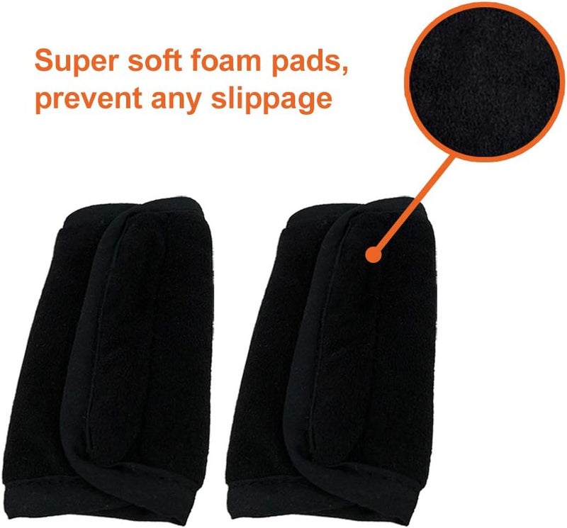 COOLBEBE Car Seat Straps Shoulder Pads for Baby Kids, Super Soft Seat Belt Covers for All Car Seats/Pushchair/Stroller, 2 Pack - Image 4