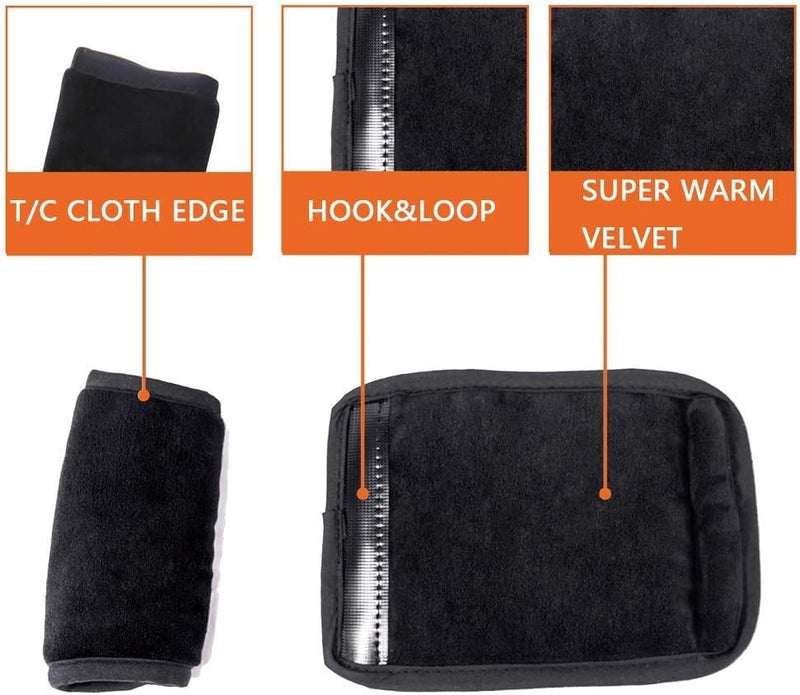 COOLBEBE Car Seat Straps Shoulder Pads for Baby Kids, Super Soft Seat Belt Covers for All Car Seats/Pushchair/Stroller, 2 Pack - Image 5