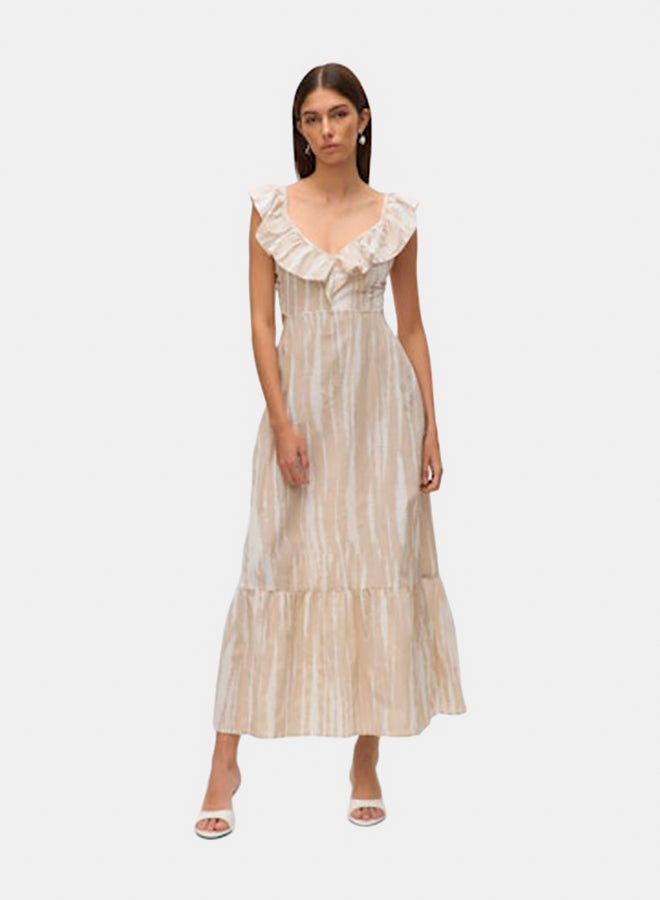 VERO MODA VERO MODA Womens Dicthe Ankle Detail Dress  - Image 3