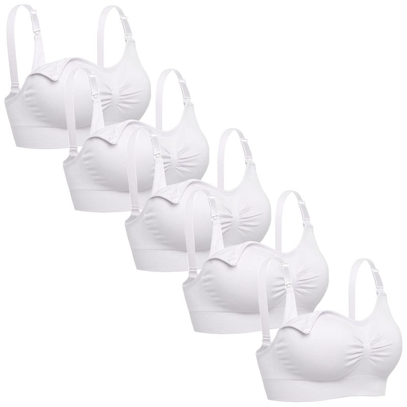 Women's Seamless Nursing Bra for Maternity Comfort - Image 1