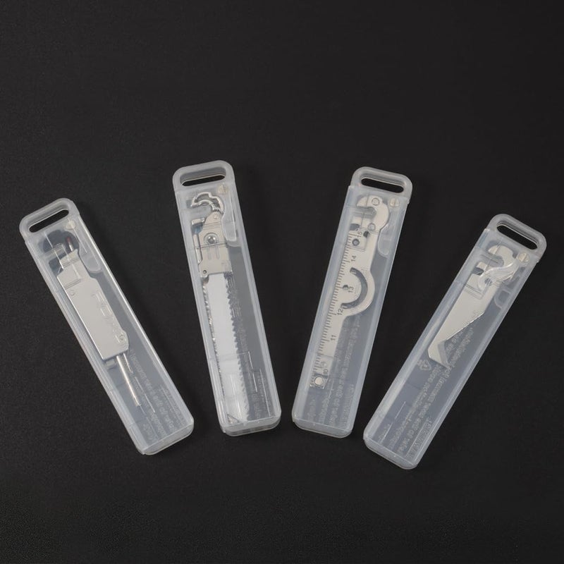 Roxon FT07 Bulid Your Own Multitool - FLEX Implements Tools Accessories Set (Box Cutter, Ruler & Magnetic grabber, Pen & Tweezers & Needle, T Shank Adapter) - Image 2