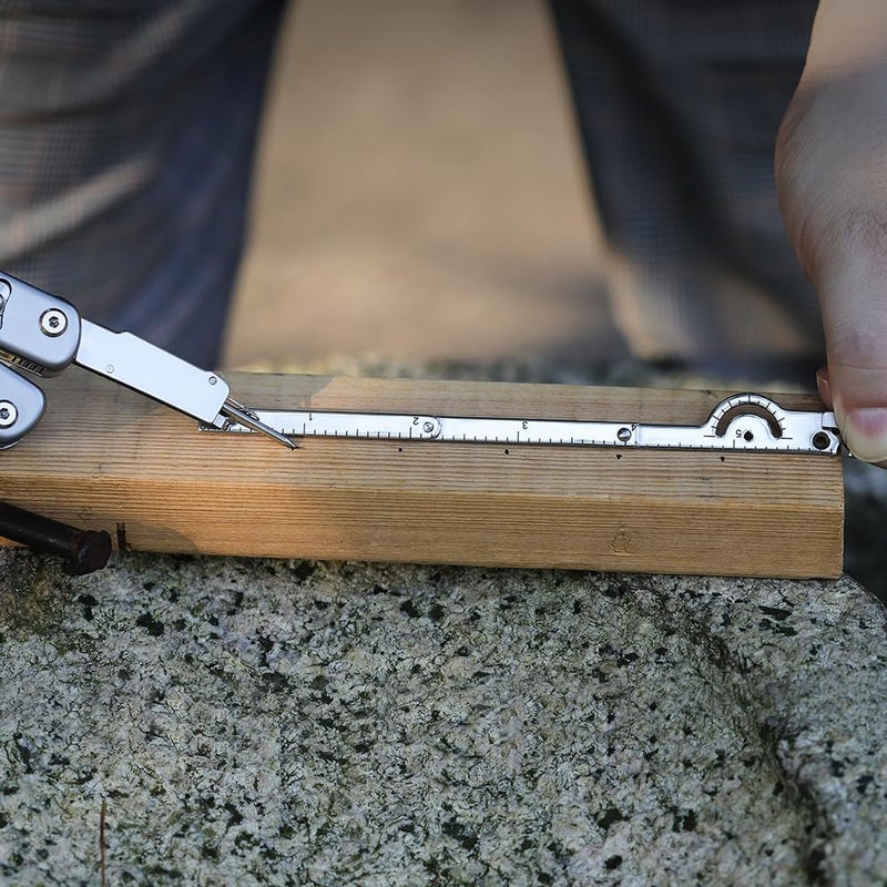 Roxon FT07 Bulid Your Own Multitool - FLEX Implements Tools Accessories Set (Box Cutter, Ruler & Magnetic grabber, Pen & Tweezers & Needle, T Shank Adapter) - Image 5