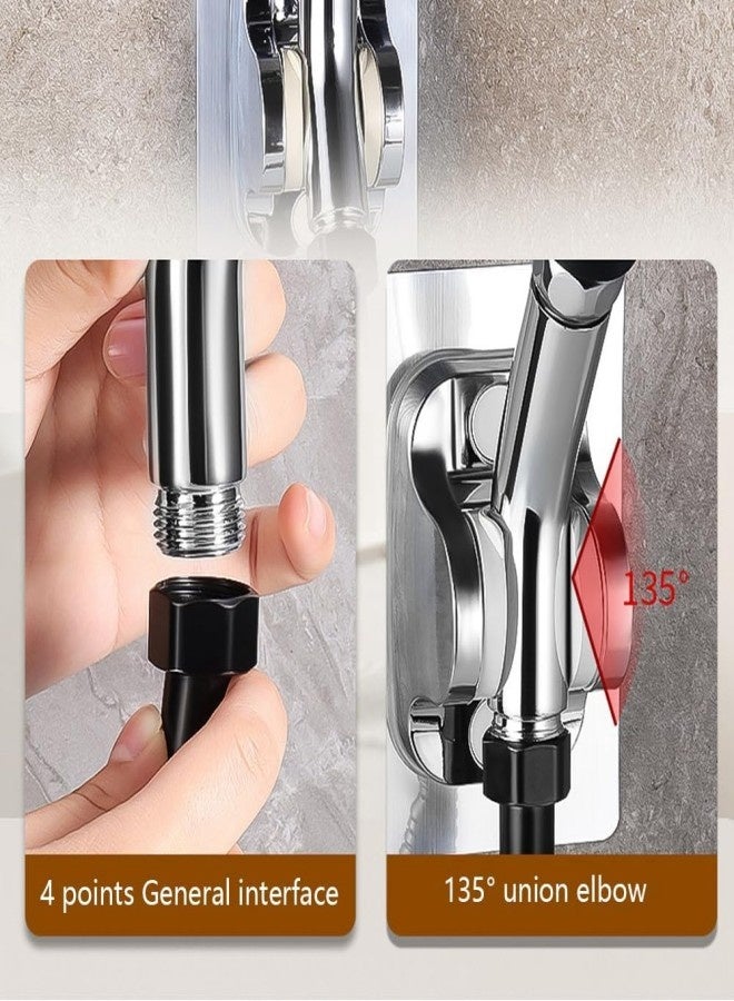 Shower Elbow Adapter for Handheld Shower Head 45 Degree Connectors Stainless Steel Construction Polished Chromes Finish - Image 5