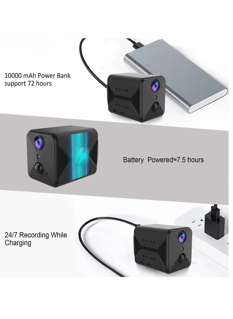 PROMAGE Wireless Surveillance Camera with Rechargeable Battery, Night Vision, Motion Alerts, and Two-Way Wi-Fi Communication  - Image 4