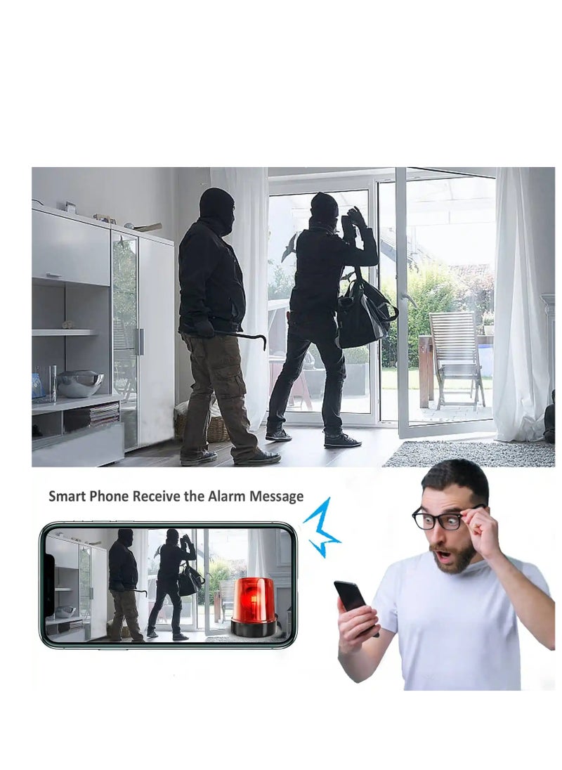 PROMAGE Wireless Surveillance Camera with Rechargeable Battery, Night Vision, Motion Alerts, and Two-Way Wi-Fi Communication  - Image 5