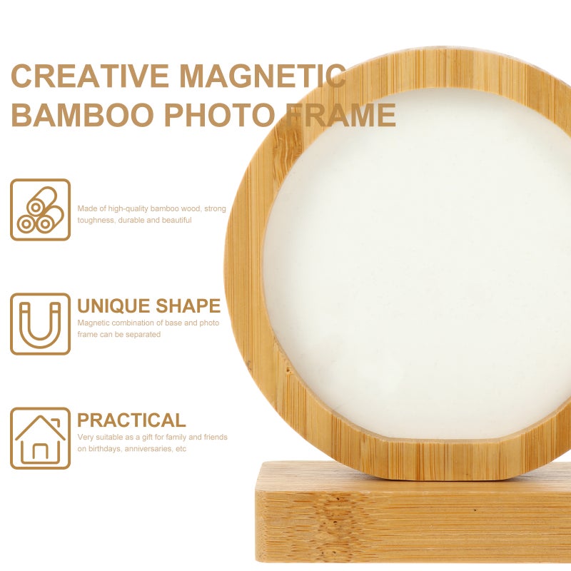 1 Pc Magnetic Photo Frame Photo Holder Practical Desktop Ornament ( ) - Image 5
