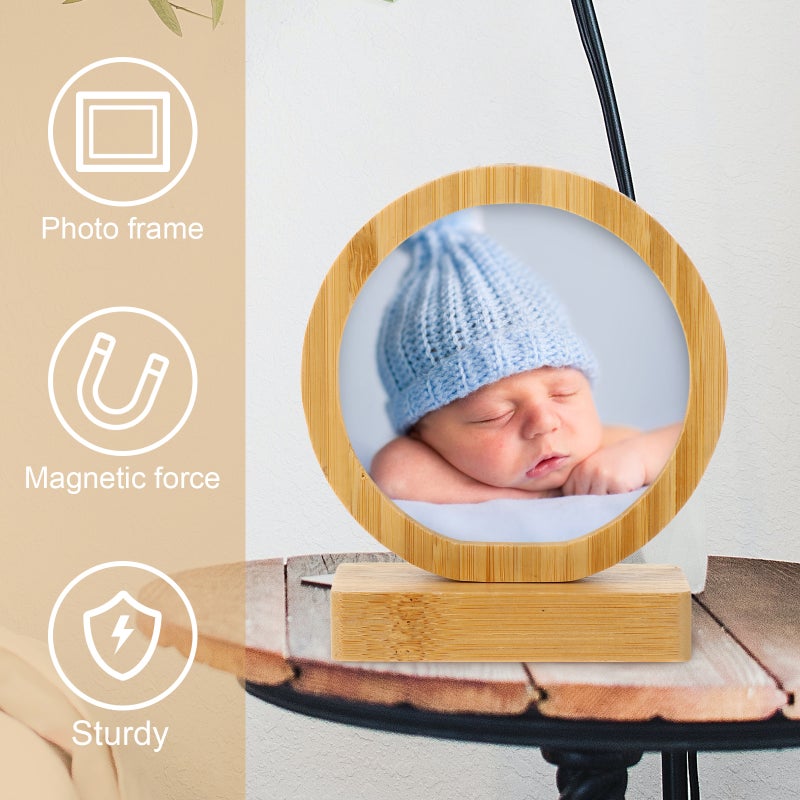 1 Pc Magnetic Photo Frame Photo Holder Practical Desktop Ornament ( ) - Image 3
